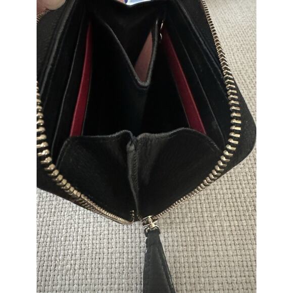 Paul Smith Fold Wallet Zipper Mini Leather Genuine Black - Picture 8 of 13